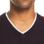The Men's Store Cashmere V-neck Sweater Raisin