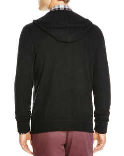 The Men's Store Cashmere Zip Hoodie Sweater Black thumbnail 2