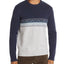 The Men's Store Color-block Fair-isle Merino Wool Sweater Indigo
