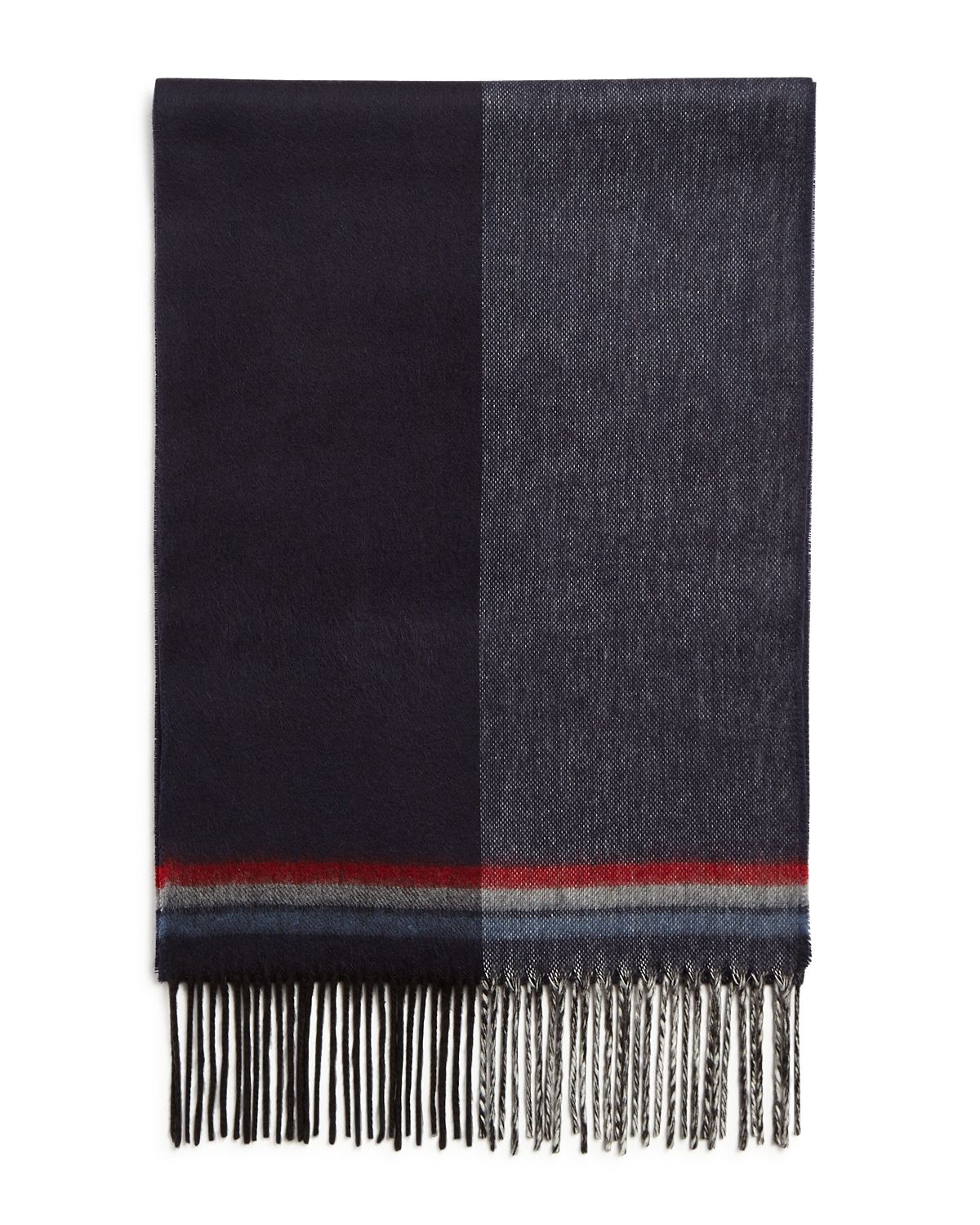 The Men's Store Color-block Scarf Navy