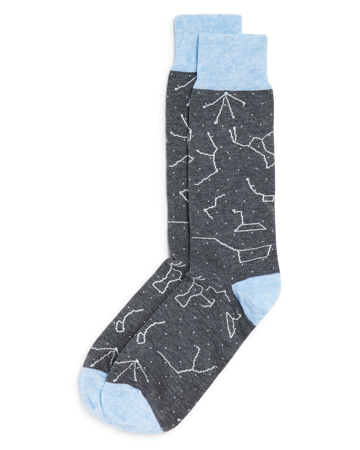 The Men's Store Constellation Socks Light Gray