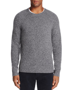 The Men's Store Crewneck Donegal Cashmere Sweater Gray thumbnail 1