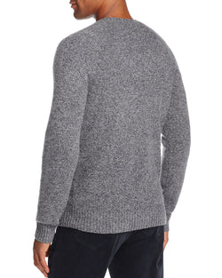 The Men's Store Crewneck Donegal Cashmere Sweater Gray thumbnail 3