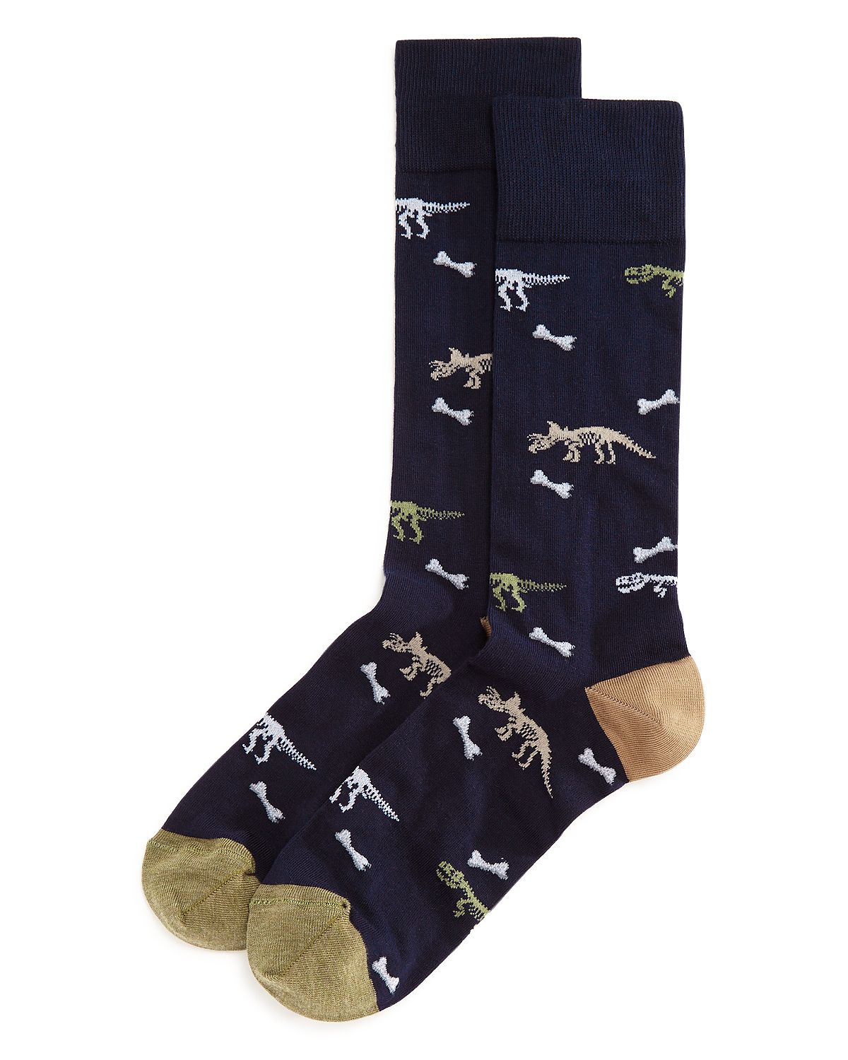 The Men's Store Dinosaur Socks Navy