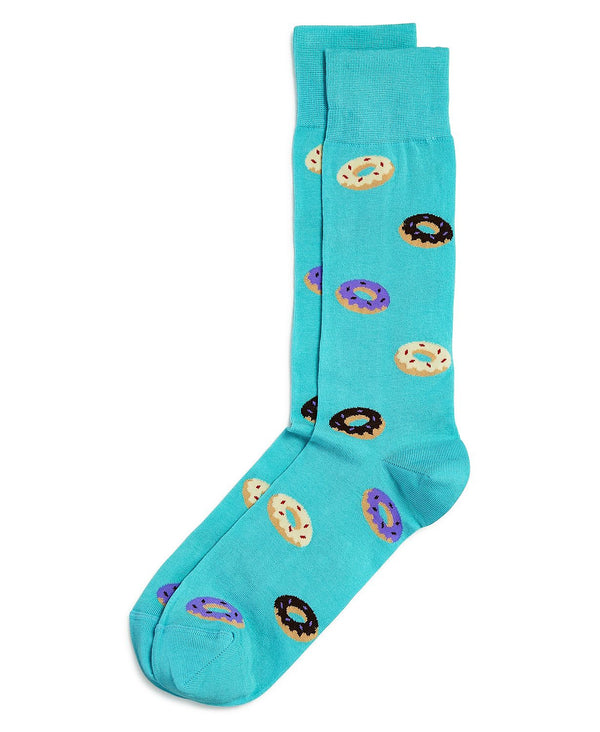 The Men's Store Donut Socks Royal Blue