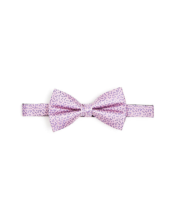 The Men's Store Dotted Silk Pre-tied Bowtie Pink