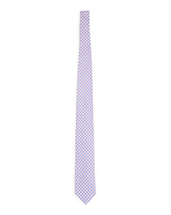 The Men's Store Florette Neat Silk Classic Tie Pink thumbnail 2