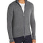 The Men's Store Front-zip Merino Wool Cardigan Medium Gray