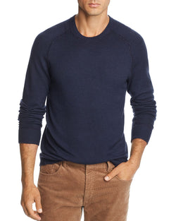 The Men's Store Garment-dyed Cashmere Sweater Blue thumbnail 1