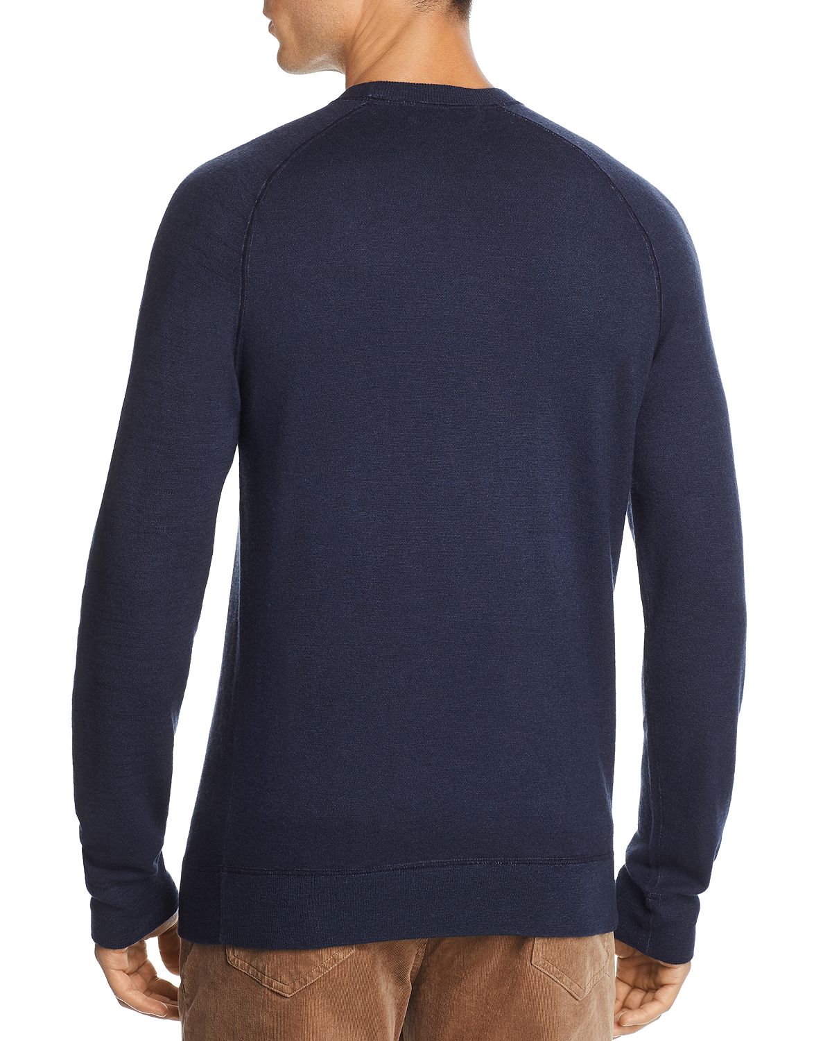 The Men's Store Garment-dyed Cashmere Sweater Blue