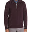 The Men's Store Half-zip Fleece Sweatshirt Raisin