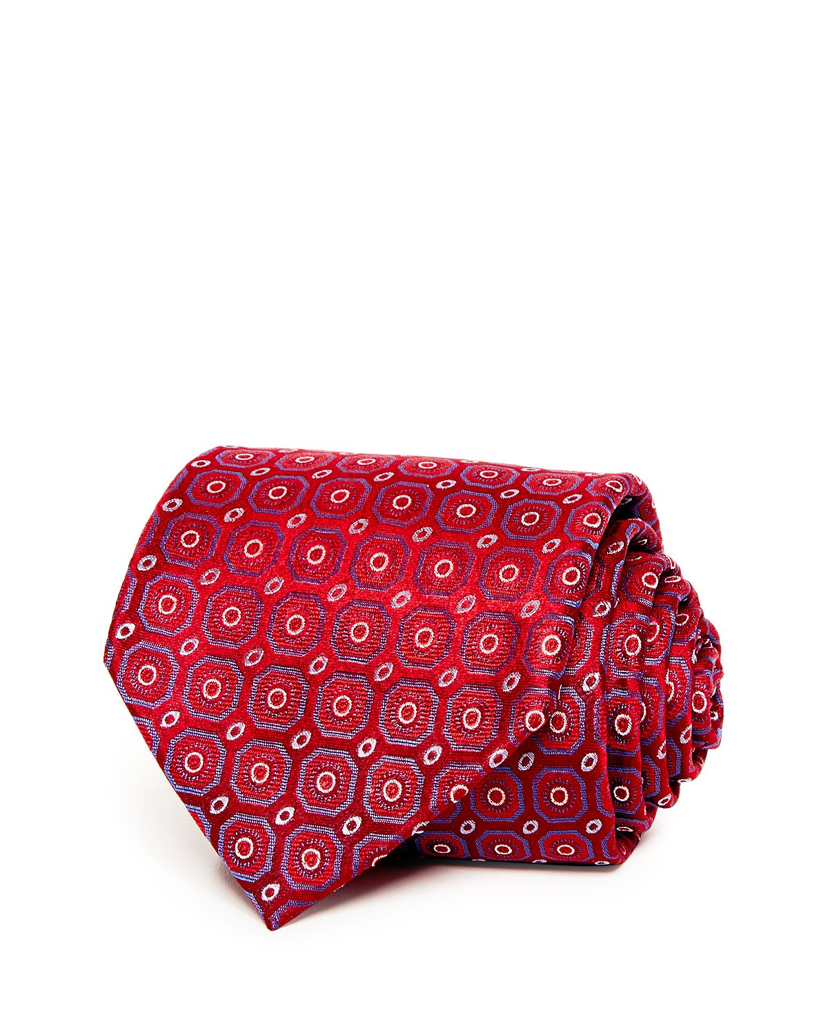 The Men's Store Medallion Classic Tie Red