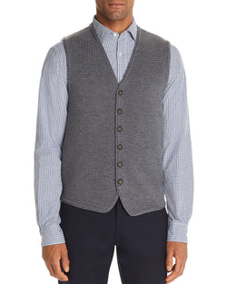 The Men's Store Merino Wool Vest Medium Gray thumbnail 1