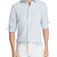 The Men's Store Micro-gingham Regular Fit Shirt Pool Blue