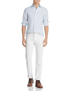 The Men's Store Micro-gingham Regular Fit Shirt Pool Blue thumbnail 2