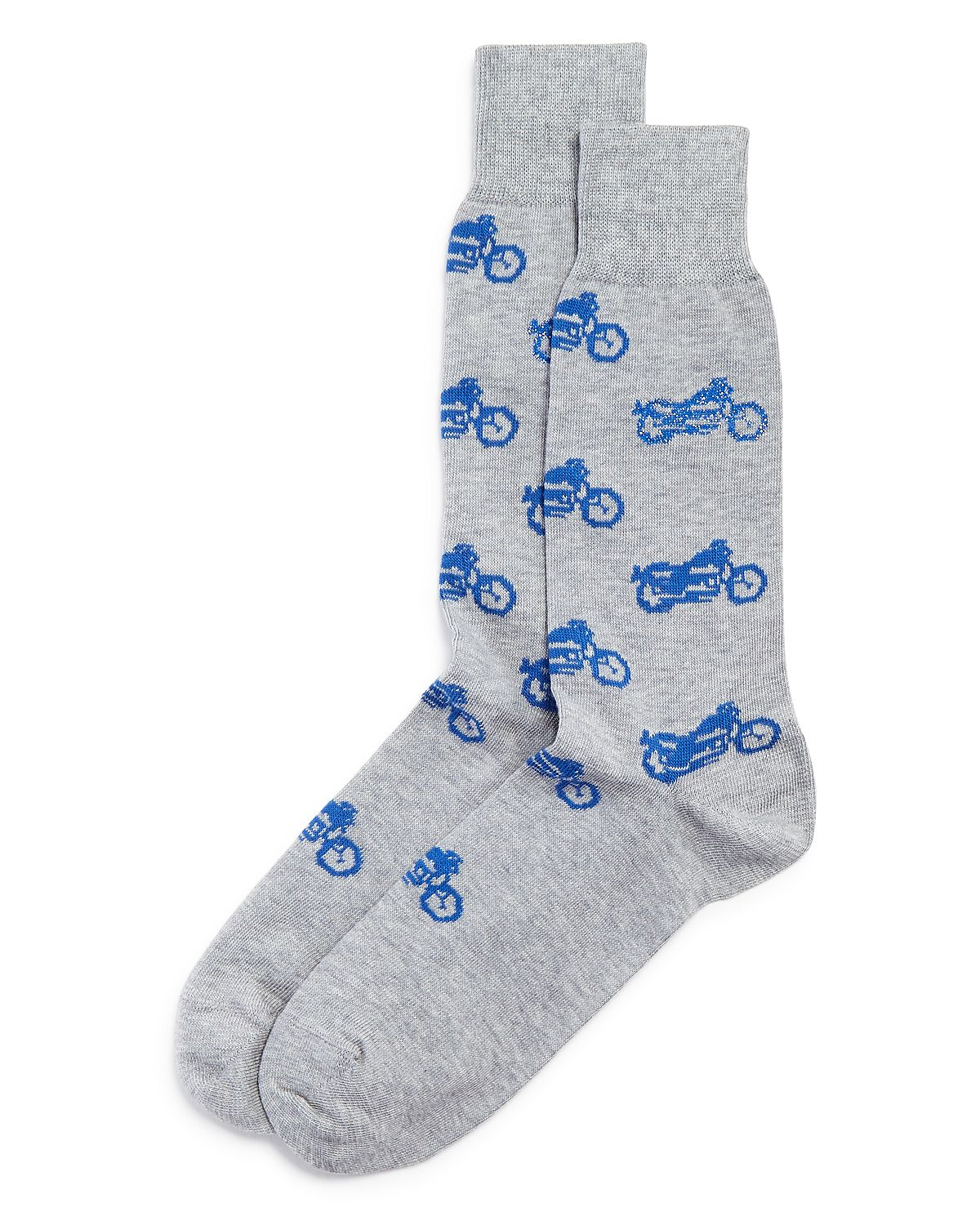 The Men's Store Motorcycle Socks Gray