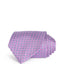 The Men's Store Neat Circles Silk Classic Tie Purple