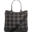The Men's Store Plaid Wool Tote Gray