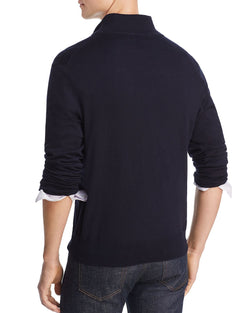 The Men's Store Quarter-zip Sweater True Navy thumbnail 2