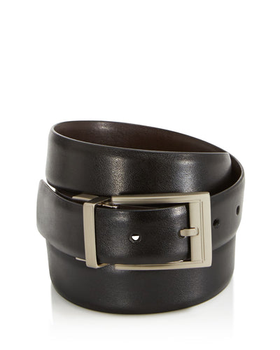 The Men's Store Reversible Dress Belt Compare At $55 Black/Brown