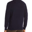The Men's Store Ribbed Cable-knit Sweater Navy Blue