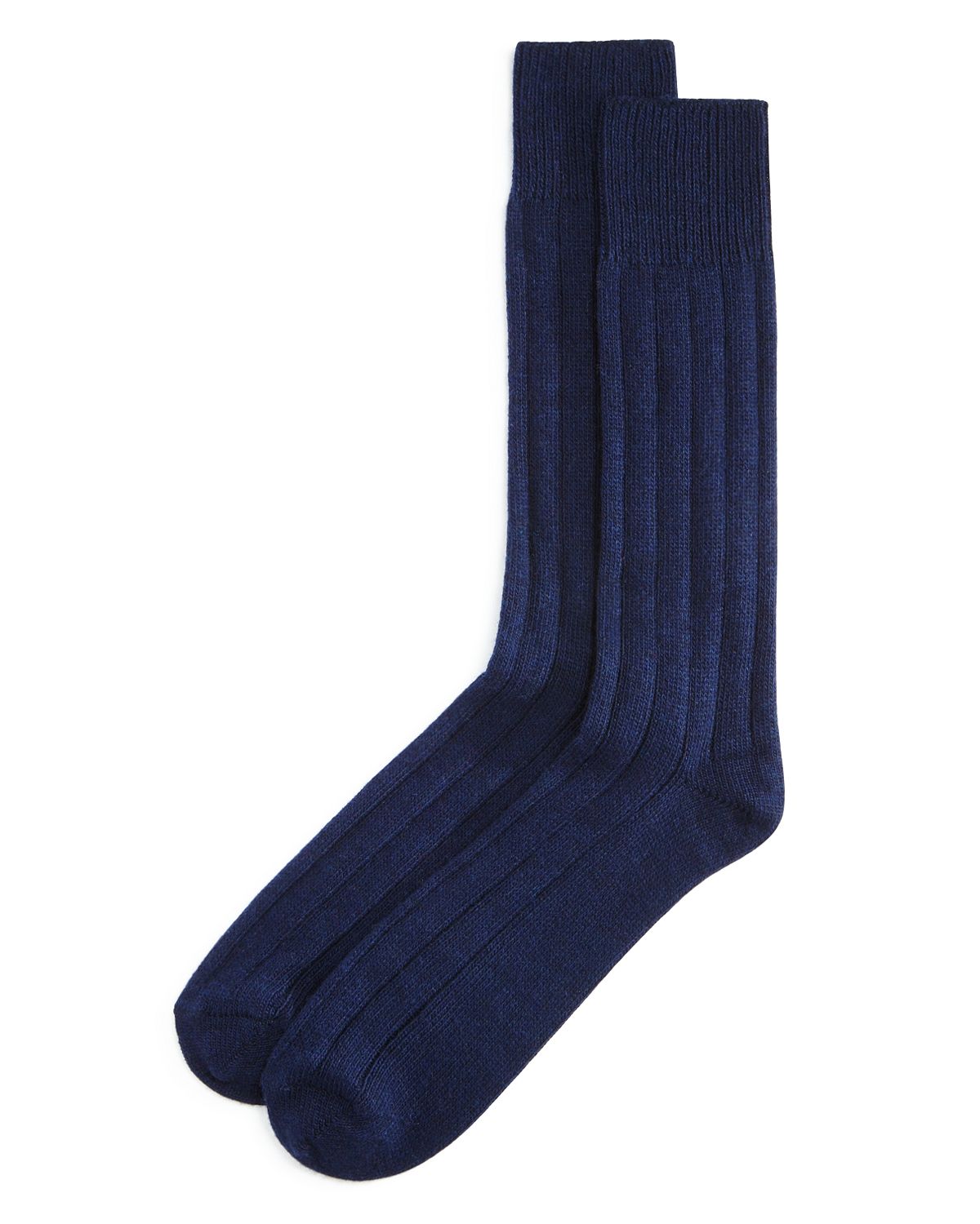 The Men's Store Ribbed Socks Navy