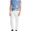 The Men's Store Short-sleeve Floral-print Classic Fit Poplin Shirt Floral Print