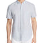 The Men's Store Short-sleeve Regular Fit Button-down Shirt Blue Horizon
