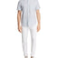 The Men's Store Short-sleeve Regular Fit Button-down Shirt Blue Horizon