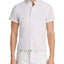 The Men's Store Short-sleeve Seersucker Slim Fit Button-down Shirt Orchid
