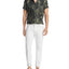 The Men's Store Short-sleeve Tropical-print Classic Fit Shirt Green Floral