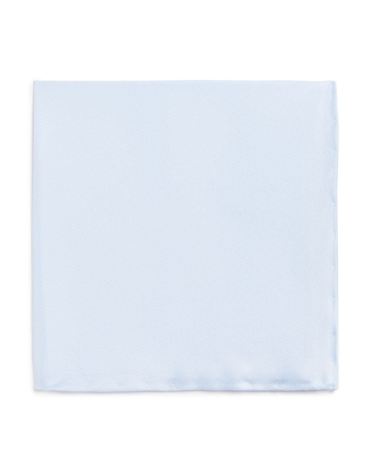 The Men's Store Silk Pocket Square Light Blue