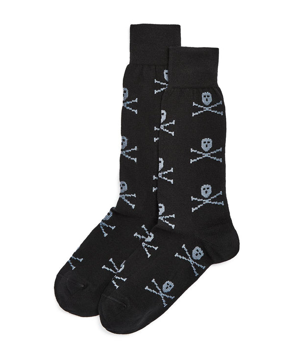 The Men's Store Skull & Crossbones Socks Black
