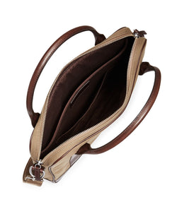 The Men's Store Slim Briefcase Khaki thumbnail 2