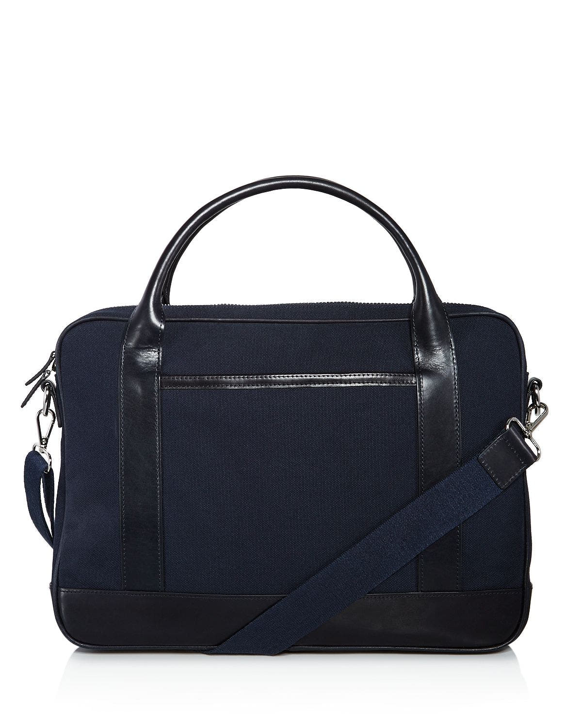 The Men's Store Slim Briefcase Navy
