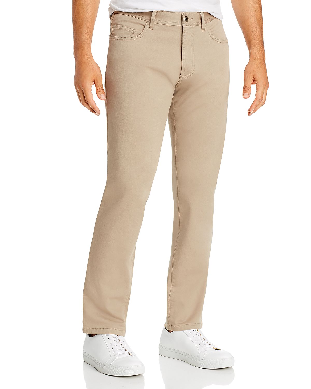 The Men's Store Slim Fit Stretch Pants Khaki
