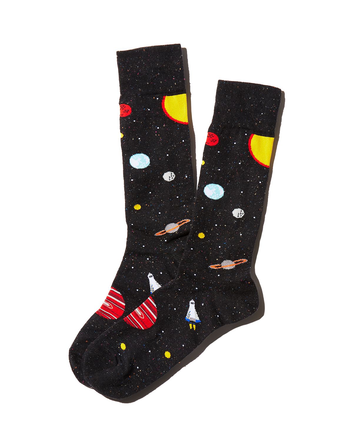 The Men's Store Space Socks Black
