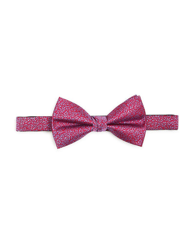 The Men's Store Stem & Leaf Silk Bow Tie Red