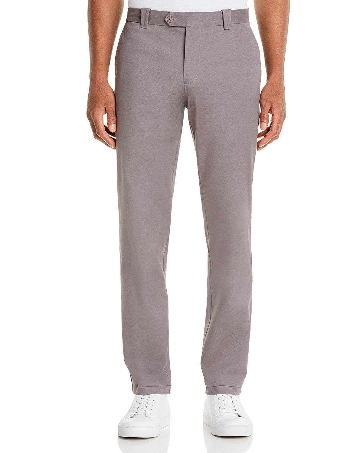 The Men's Store Tailored Fit Chinos Granite