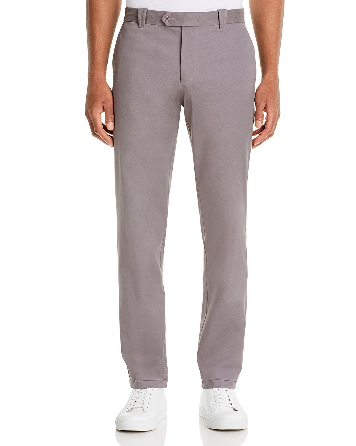 The Men's Store Tailored Fit Chinos Granite