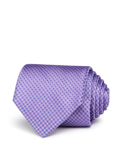 The Men's Store Textured Neat Silk Classic Tie Purple