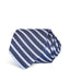 The Men's Store Textured Stripe Silk Classic Tie Navy