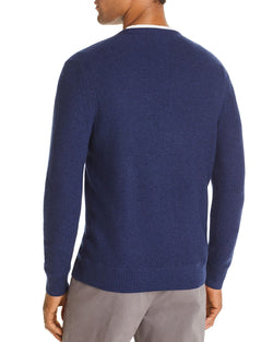 The Men's Store Textured Sweater Ocean Blue thumbnail 2