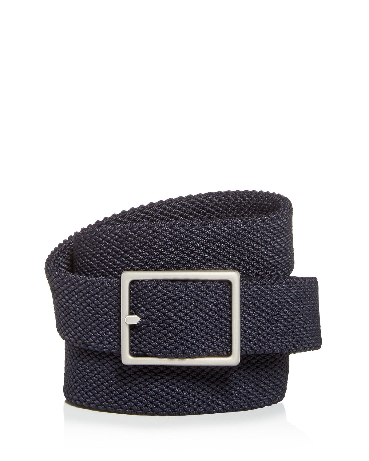 The Men's Store The Men's's Store At Woven Stretch Belt Navy