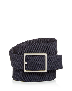 The Men's Store The Men's's Store At Woven Stretch Belt Navy thumbnail 1