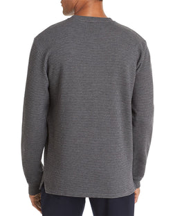 The Men's Store The Store At Bloomingdake's Micro Stripe Long-sleeve Tee Coal Gray thumbnail 2