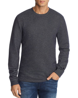 The Men's Store The Store At Bloomingdake's Micro Stripe Long-sleeve Tee Navy/Gray thumbnail 1
