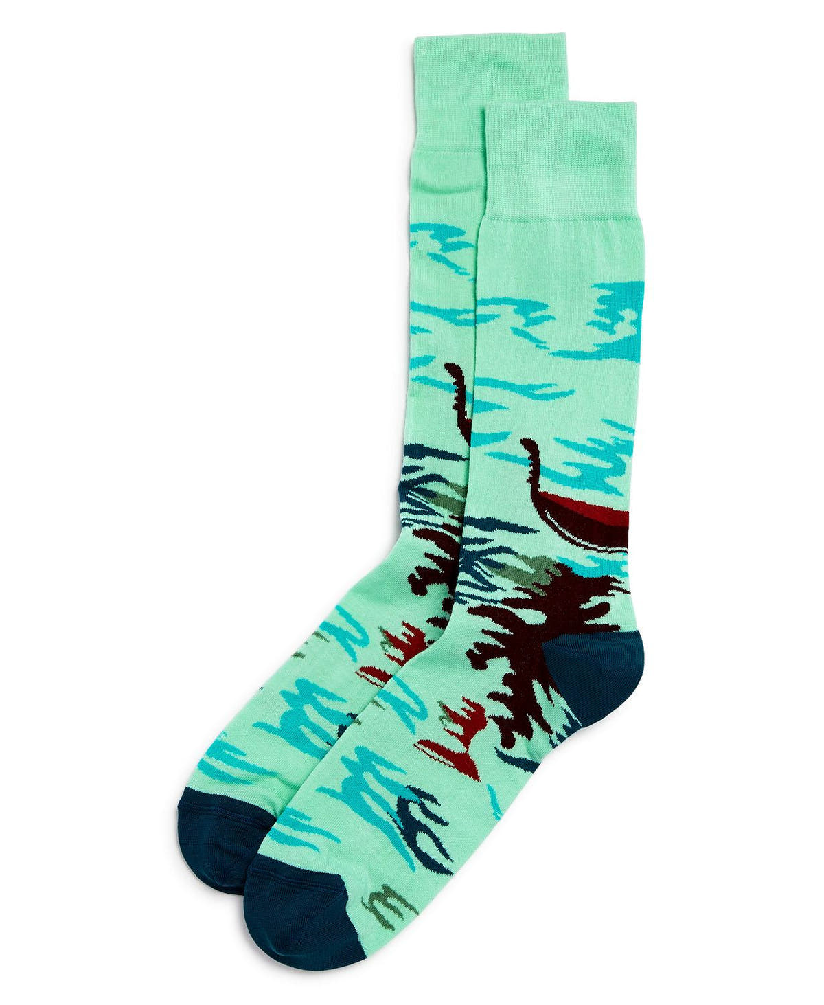 The Men's Store  The Store At Bloomingdale's Gondola Socks Aqua