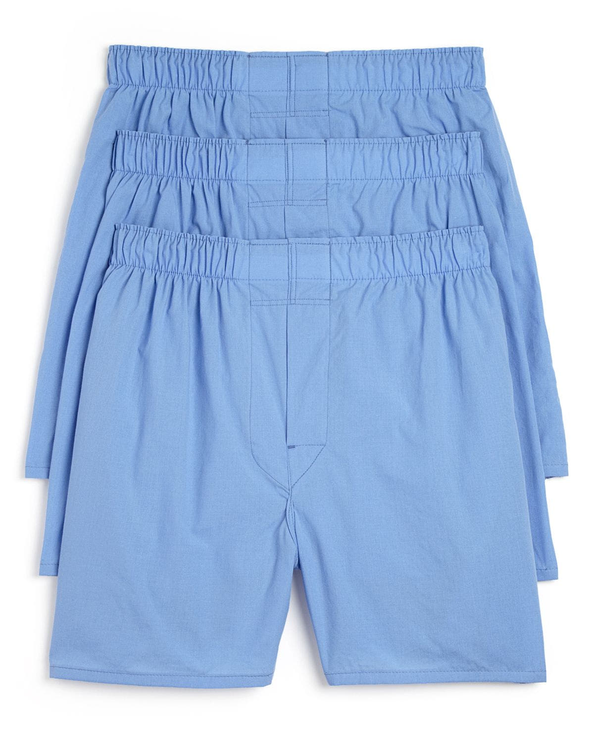 The Men's Store The Store At Bloomingdales Full Cut Woven Boxers Pack Of 3 Blue