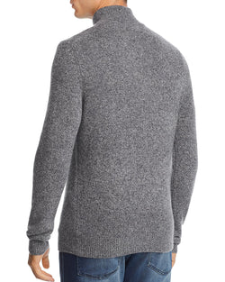 The Men's Store The Store At Bloomingdales Half-zip Tweed Cashmere Sweater Gray thumbnail 2